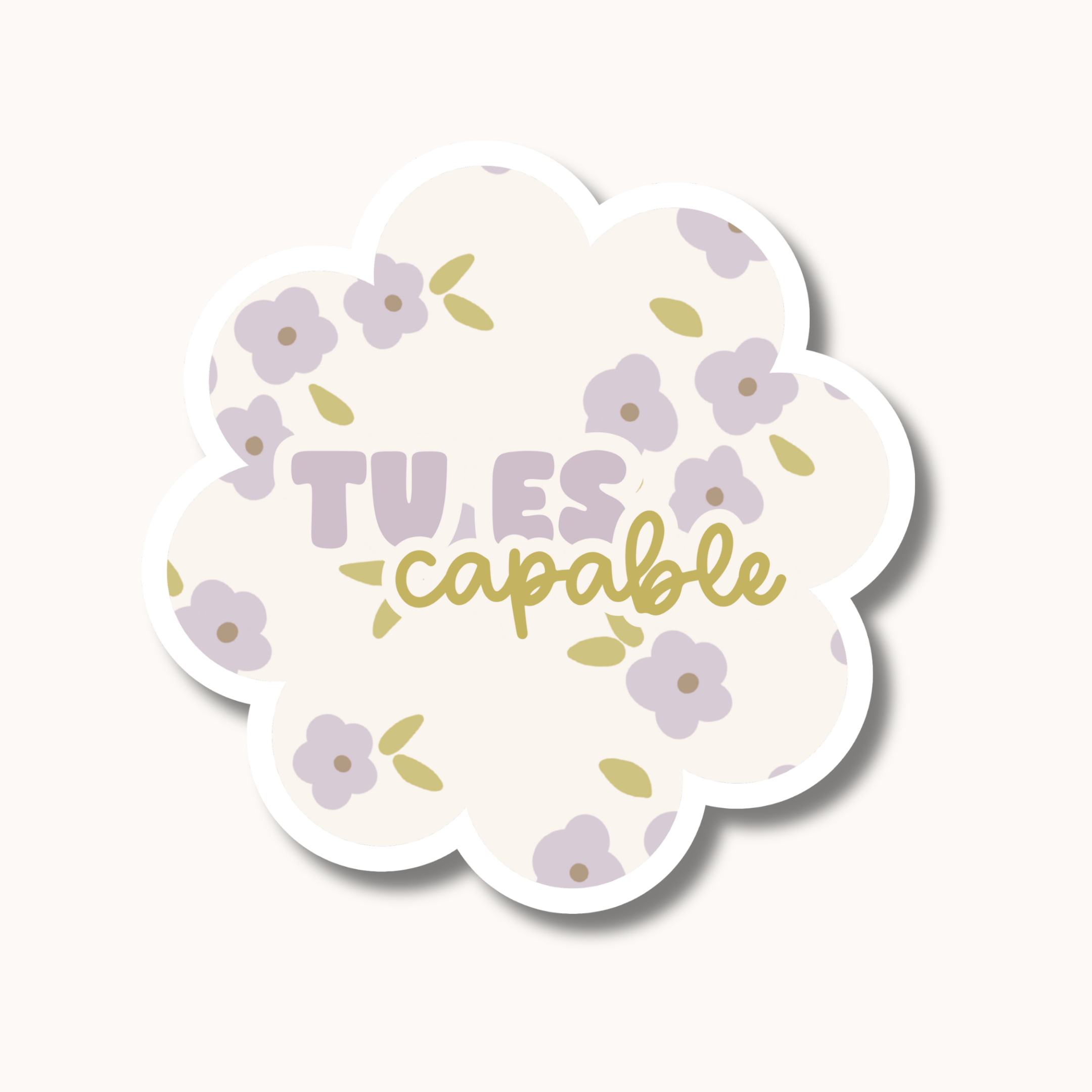 Image of Transparent “cool teacher” sticker